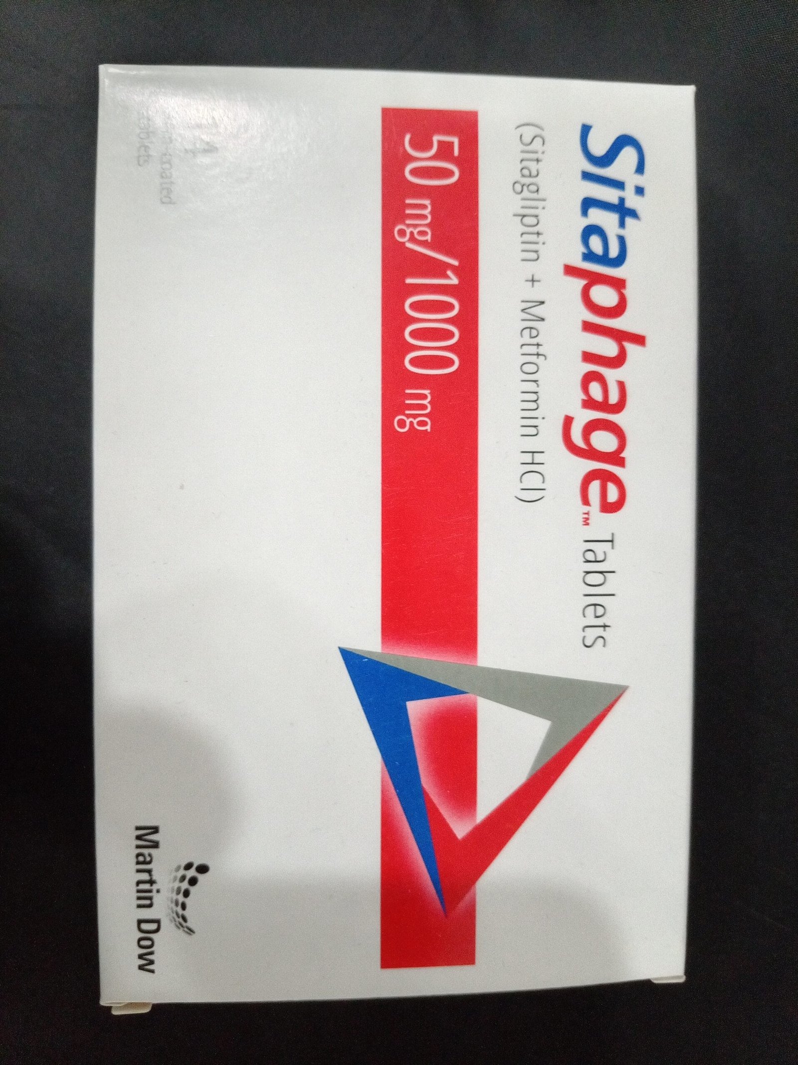 Sitaphage (Sitagliptin + Metformin HCl) 50/1000mg Tablets